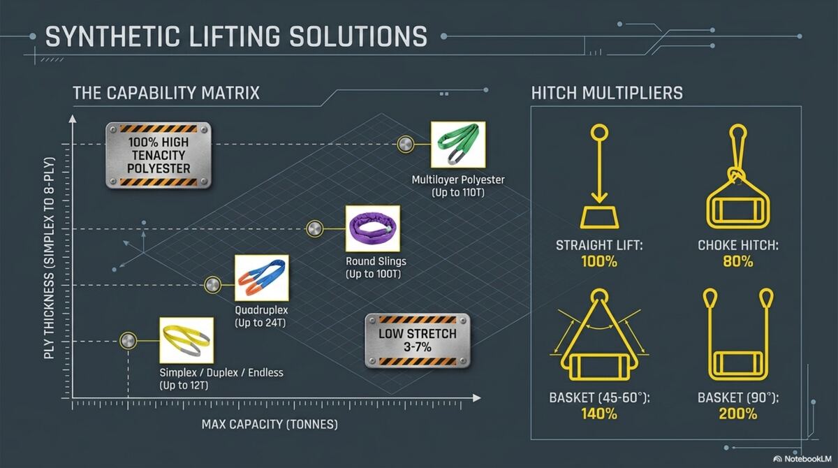 Synthetic lifting solutions — capability matrix